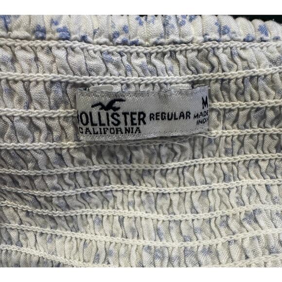 HOLLISTER Babydoll Ditsy Floral Midi Sundress Corset Milkmaid Coquette Size M - Picture 6 of 8